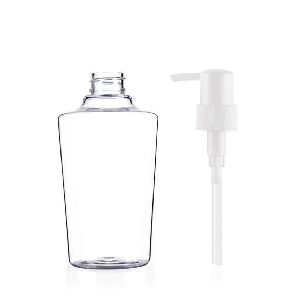 Quality Sustainable Unique Shape 400ML Shampoo Pump Dispenser Bottles for sale