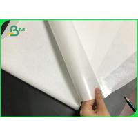 China Food Packing Paper 40gsm 60gsm 1 PE Coated White Kraft Paper jumbo rolls factory
