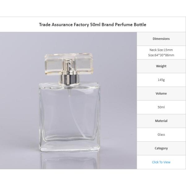 Quality perfume bottle for sale