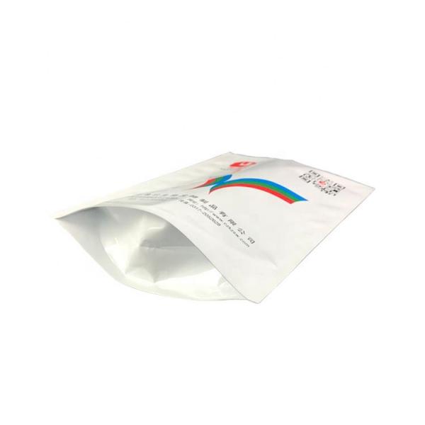 Quality Porcelain PE Heat Seal Stand Up Pouch Food Grade Aluminum Foil Vacuum Packaging for sale