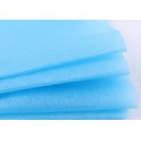 China Breathable Blue PP Non Woven Fabric 42gsm For Disposable Isolation Gown for sale