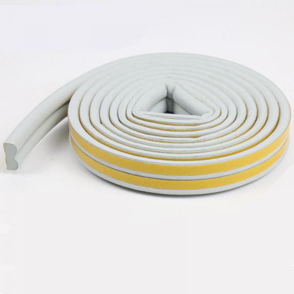 Quality 9*5.5mm Self Adhesive Door Bottom Seal Anti Collision Dustproof for sale