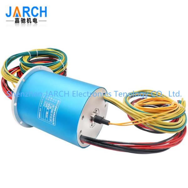 Quality 12 Circuits 2A Electro optical slip ring 650-1650 nm rotating electrical connector for sale
