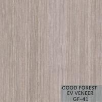 China Apricot Silver Wood Veneer Wallpaper Engineered Vertical Grain factory