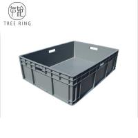 China 800*600*230 Mm Euro Plastic Storage Boxes Tray For Industrial Storage factory