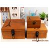 China Retro Style Wooden Fashion Jewelry storage box factory