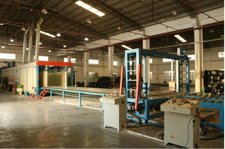 China Polystyrene Flexible Sponge Production Line / Continuous Foaming Machine For Mattress factory