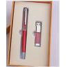China High Quality Metal Roller Pen USD Flash Disk Pen With Stationery Gift Power Bank Set factory