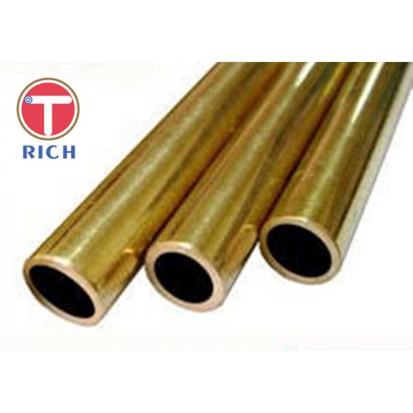 Quality Copper / Copper Alloy Condenser Seamless Steel Tube 10 - 80mm OD ASTM B111 for sale