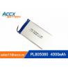 China 805080 pl805080 3.7v 4000mah battery rechargeable lithium polymer battery for power bank, mobile phone, GPS tracker factory