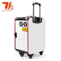 Quality Trolley Case Portable Pulse Handheld Laser Cleaner Industrial Metal Surface for sale