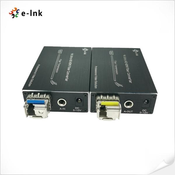 Quality 4K HDMI Fiber Extender with External Audio, Support up to 80km Long Distance for sale