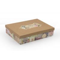 Quality Eco-friendly kraft Paper Gift Box with lid Packaging Gift Box for Shirt / Garment for sale