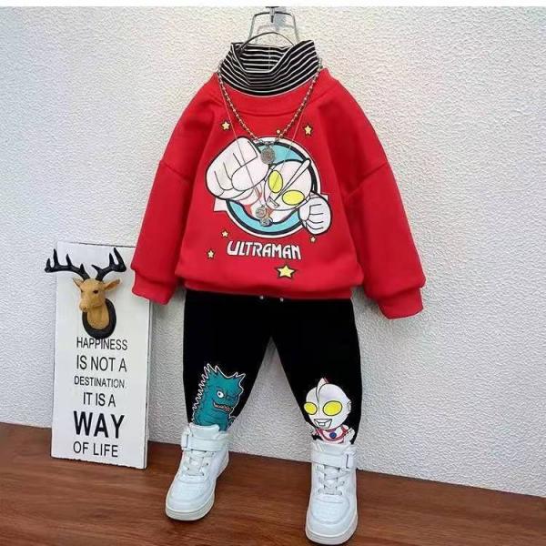 Quality Fall Appropriate Fabrics Superhero Style Primary Children'S Clothing Ultraman for sale