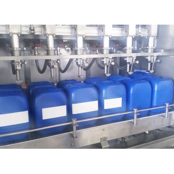 Quality Six Nozzles Jerrycan Fully Automatic Liquid Filling Machine for sale