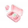 China Fashionable Small Bluetooth 5.0 Wireless Earbuds Macaron TWS Headphone with Digital Display 6D Surrounded Sound factory