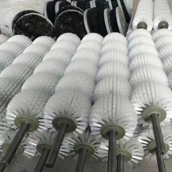 Quality Customized Industrial Roller Brushes Conveyor Belt Cleaning Brush 80mm for sale