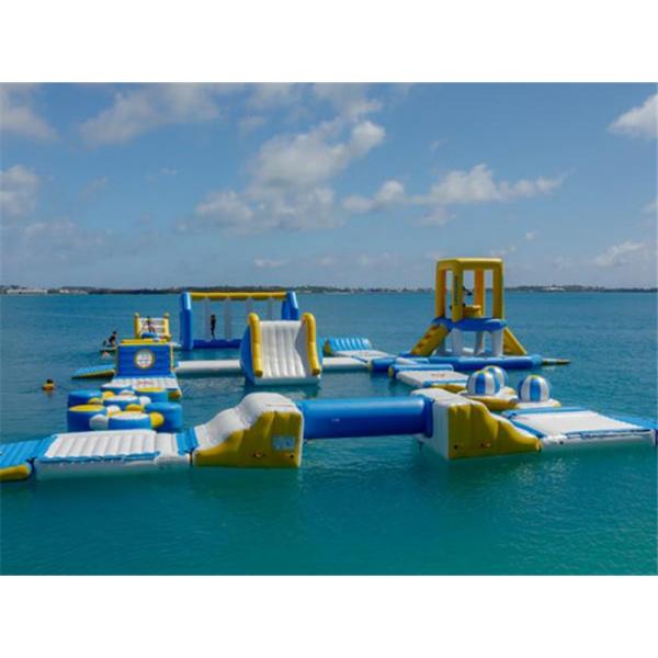 Quality Logo Printing Aqua Sports Inflatable Floating Water Park PVC Tarpaulin for sale