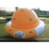 China Custom Fun Inflatable Water Toys Floating Spinner Pool Rocker 0.9mm Plato PVC factory