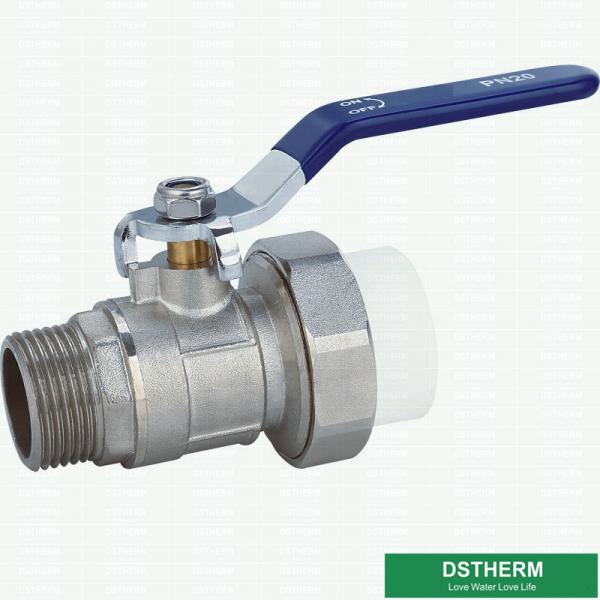 Quality Ppr Male  Union Ball Valve High Pressure Strong Quality Water Flow Control for sale