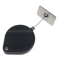 China Heart Shaped ABS Box Coiled Security Tether With Square Glutinous Plate End factory