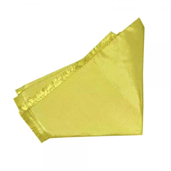 Quality Yellow Bulletproof Para Aramid Fabric 400gsm Woven Kevlar Cloth for sale