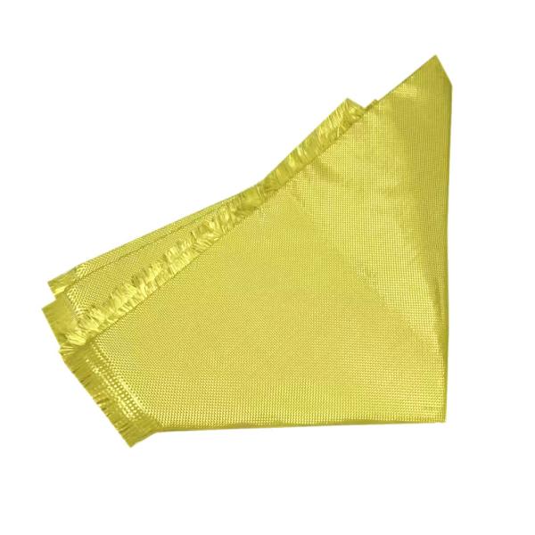 Quality Yellow Bulletproof Para Aramid Fabric 400gsm Woven Kevlar Cloth for sale