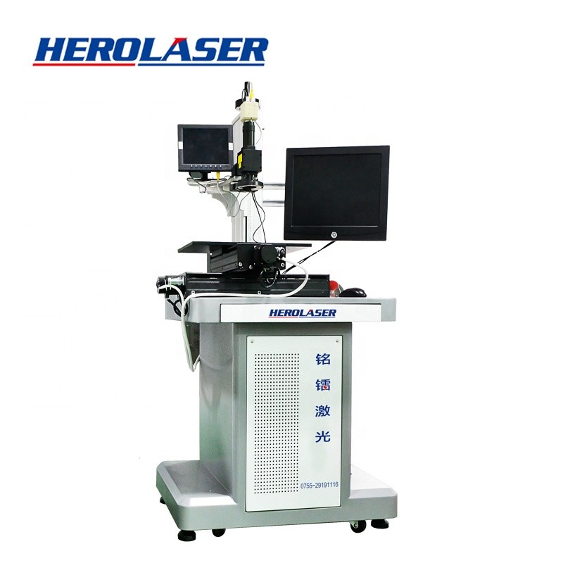 China Logo Printing JPT Desktop Fiber Laser Marking Machine Air Cooling for sale