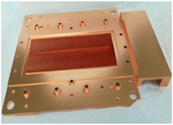 Quality Precision Brass Stamping Cooling Heatsink Skiving And Machining Heat Sink with Antioxidant Treatment for sale