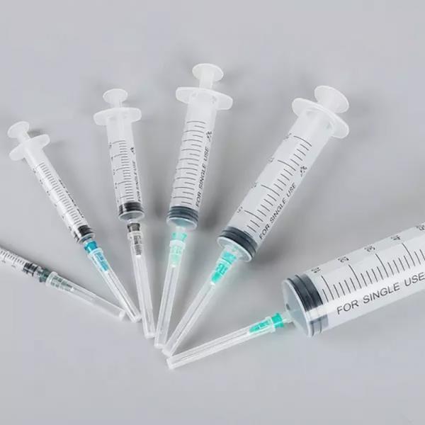 Quality 1ml 2ml 2.5ml 10ml 20ml 60ml Disposable Sterile Syringe 3 - Part Syringe Luer for sale