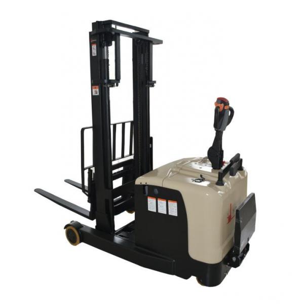 Quality 1.0 Ton Electric Pallet Truck Stand On Reach Lift Truck CE for sale