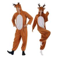 China PERFORMANCE Reindeer Homestay Onesie for Children's Christmas Halloween Pajama Party factory