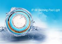 China IP68 Wall Mounted RGB LED Swimming Pool Light / Outdoor LED Pond Lamp factory