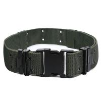 China PP Man Military Tactical Nylon Polyester Army Webbing Belt with Plastic Buckle for sale