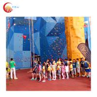 China Indoor Kids Climbing Wall Trampoline Park Treadwall Rock Climbing Customized factory