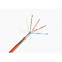 Quality Al Foil 4 Pair Cat5e Cable BC 0.50 Solid Bare Copper SFTP Computer HDPE LSZH for sale