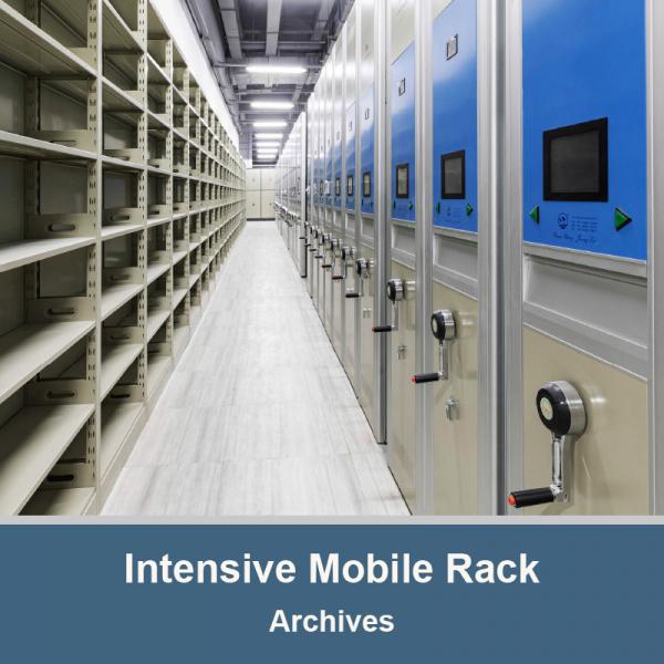 Quality Intelligent Dense Rack Intensive Mobile Rack  High intensive storage  Automatic Mobile Racking System for sale