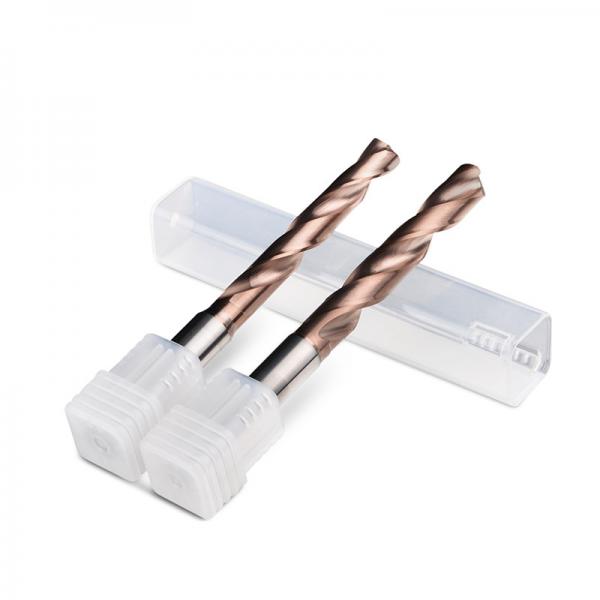 Quality Right Hand Cutting Carbide Twist Drill With Titanium Nitride Coated for sale