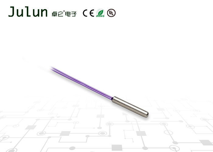 China High Precision NTC Thermistor Probe  NTC Thermal Resistor With Insulated Lead Ss Housing factory