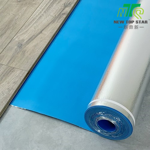 Quality Foil Barrier Soundproof Acoustic Floor Underlayment Silver Cross-Linked for sale