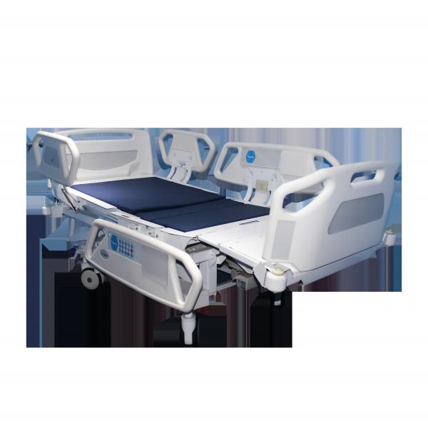 Quality Nursing Full Electric Hospital Bed With Premium Foam Mattress And Half Rails for sale