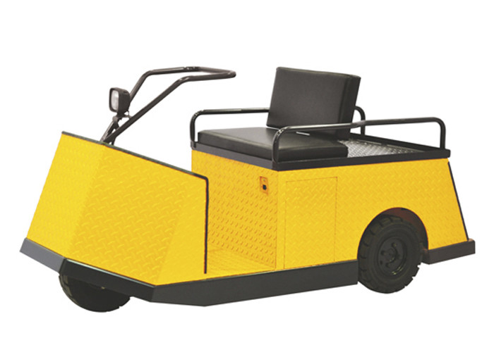 China 500kg Capacity Electric Tow Vehicles , Yellow Electric Cart 24V 210AH​ factory