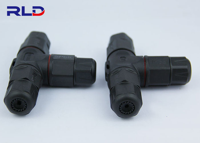 China 3 Way 2 Pins 3 Pins Waterproof Power Connectors For Led Outdoor Lighting factory