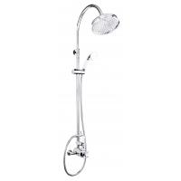 Quality Classical Thermostatic Shower Taps Customized With Double Handles for sale