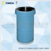 Quality Bomco F1600HL Triplex Mud Pump Liner Chromium Content 26-28% High Strength for sale