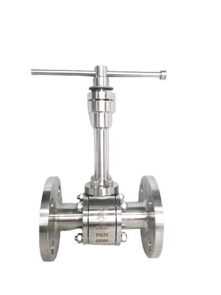 Quality Flange End Cryogenic Ball Valve SS304 DN40 Logo Customization Available for sale
