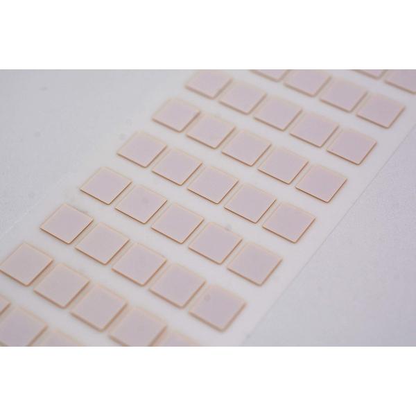 Quality 5x5mm 1mil White Matte High Temperature Resistant Polyimide Label for sale