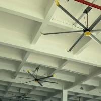 China Natural Breeze System with Large Industrial HVLS Ceiling Fan factory
