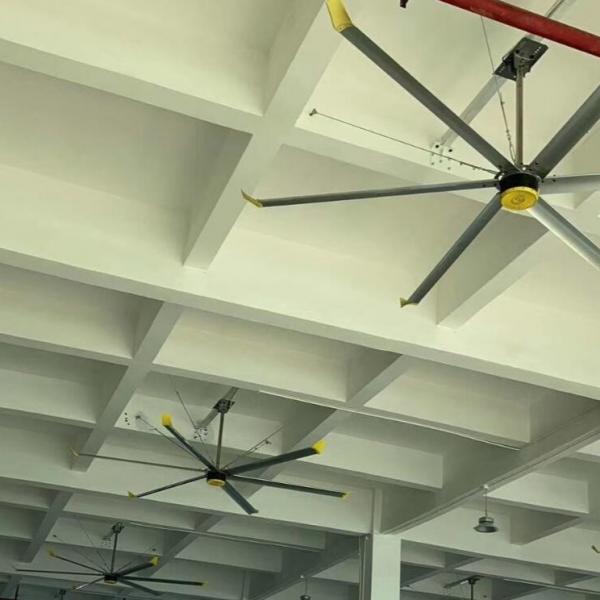 Quality Natural Breeze System with Large Industrial HVLS Ceiling Fan for sale