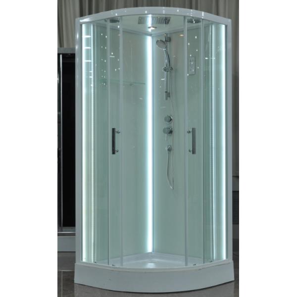 Quality 850*850*2250mm Bathroom Quadrant Shower Cubicles for sale